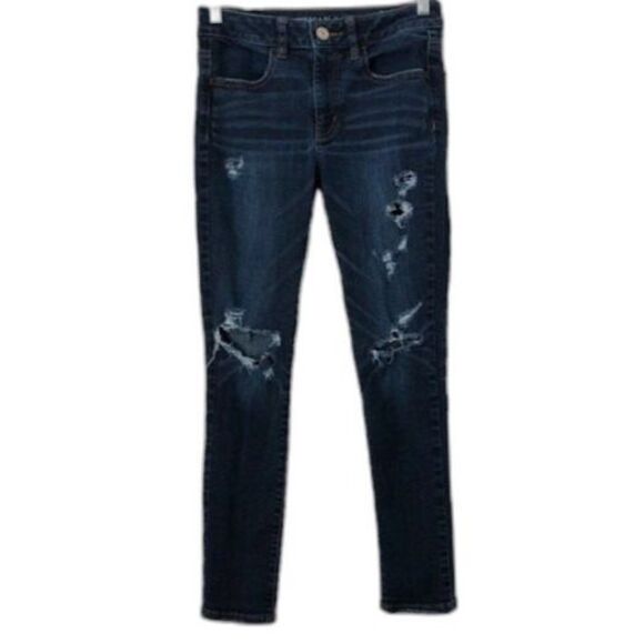 American Eagle Jegging Short Super Stretch Hi-rise 4 - Picture 1 of 8